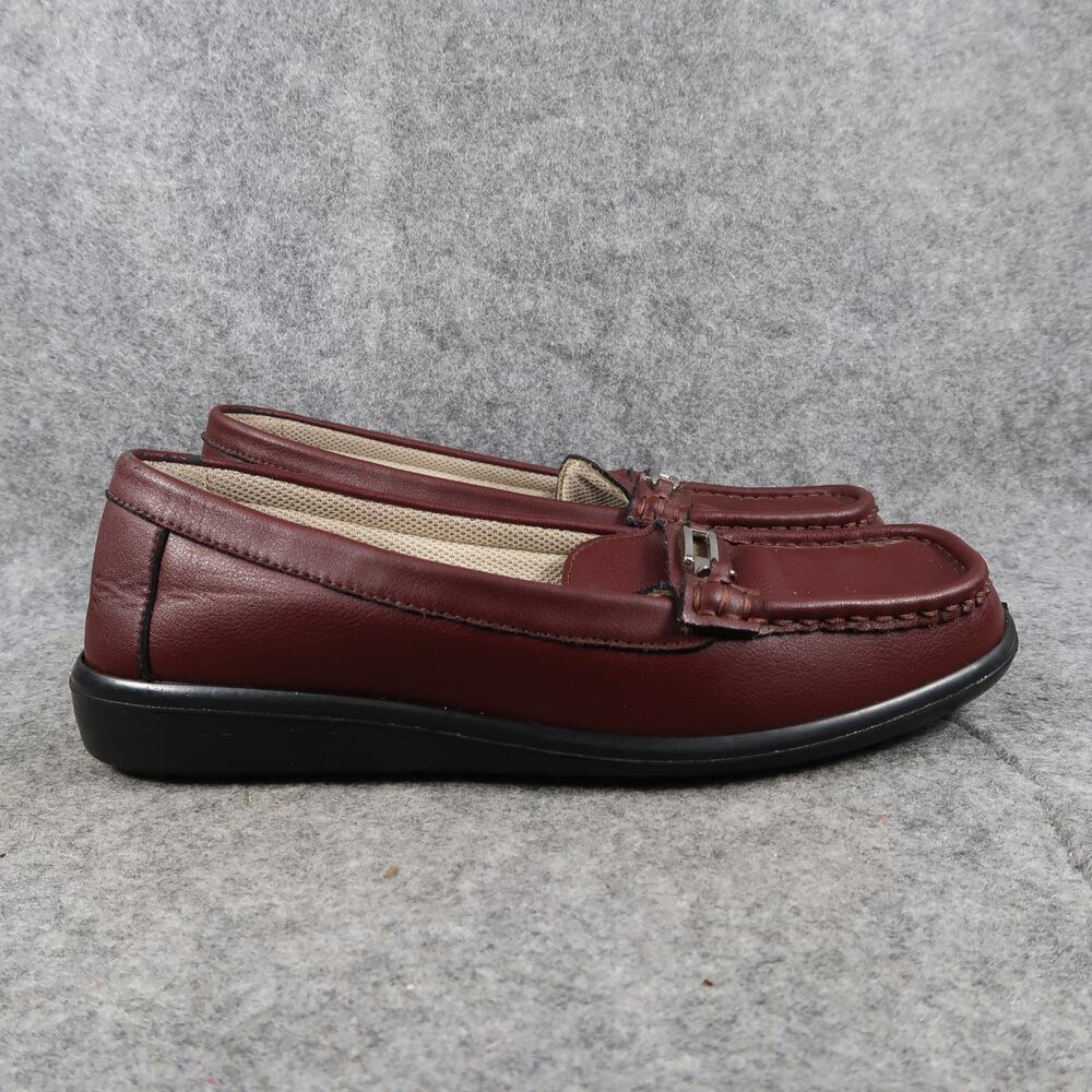 Aerosoft Shoes Womens 40 Loafer Moc Toe Slip On Casual Comfort Career Classic